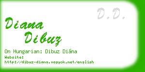 diana dibuz business card